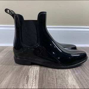 Ralph lauren rain ankle boots black 11